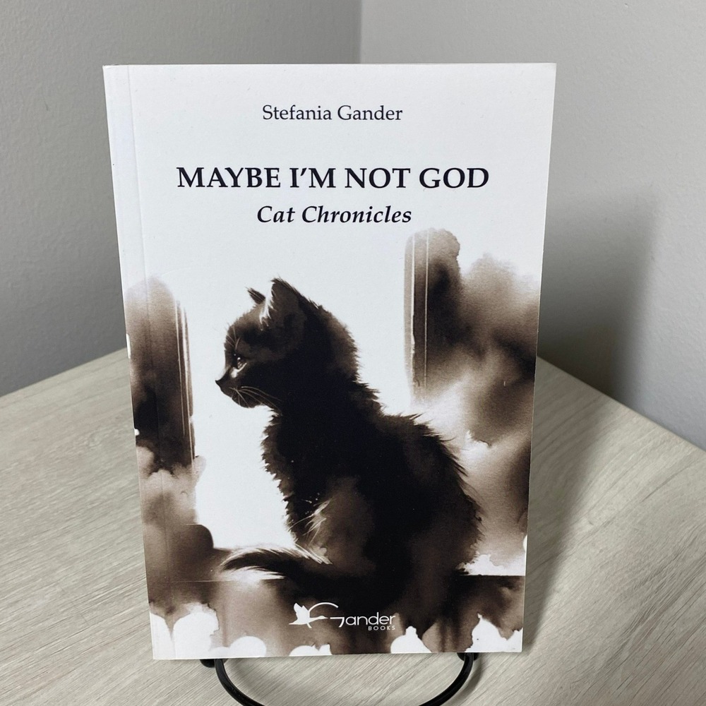Maybe I'm Not God Cat Chronicles Stefania Gander Paperback Book Cat Lover Gift
